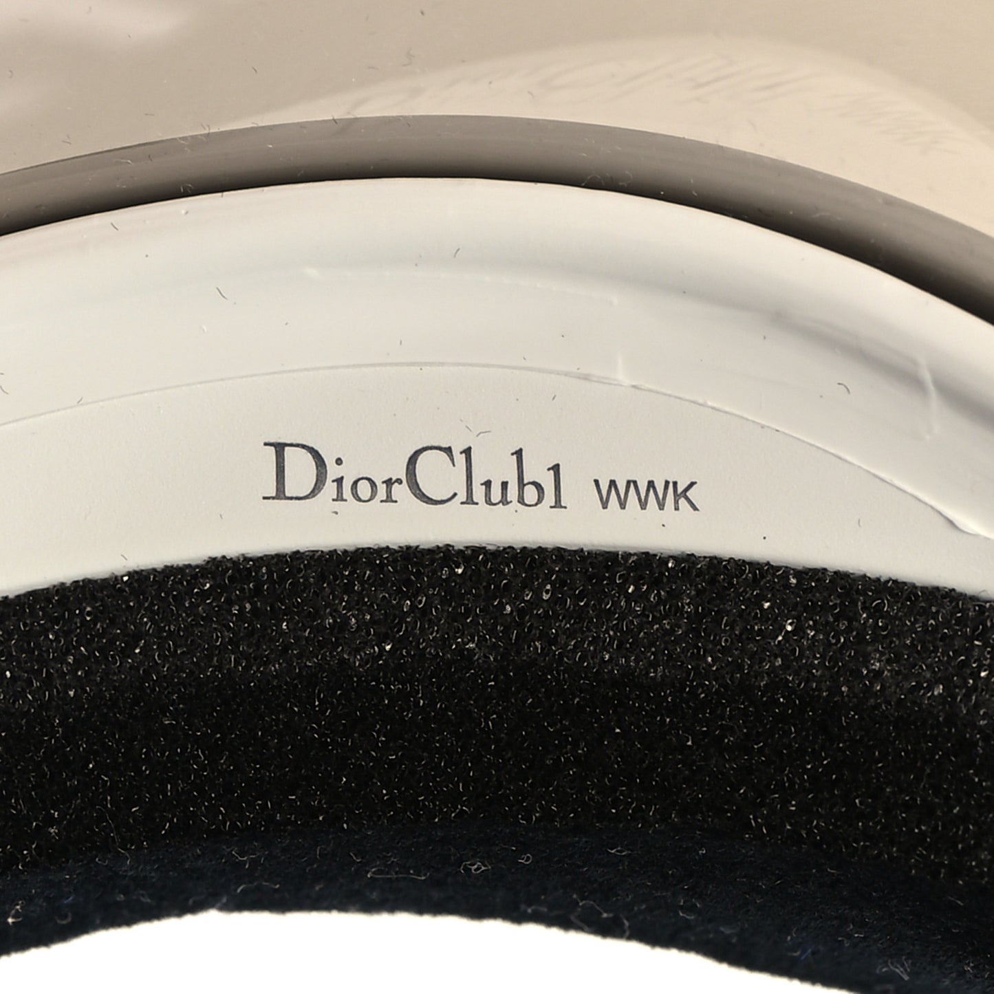 Mirrored DiorClub1 Sun Visor Navy