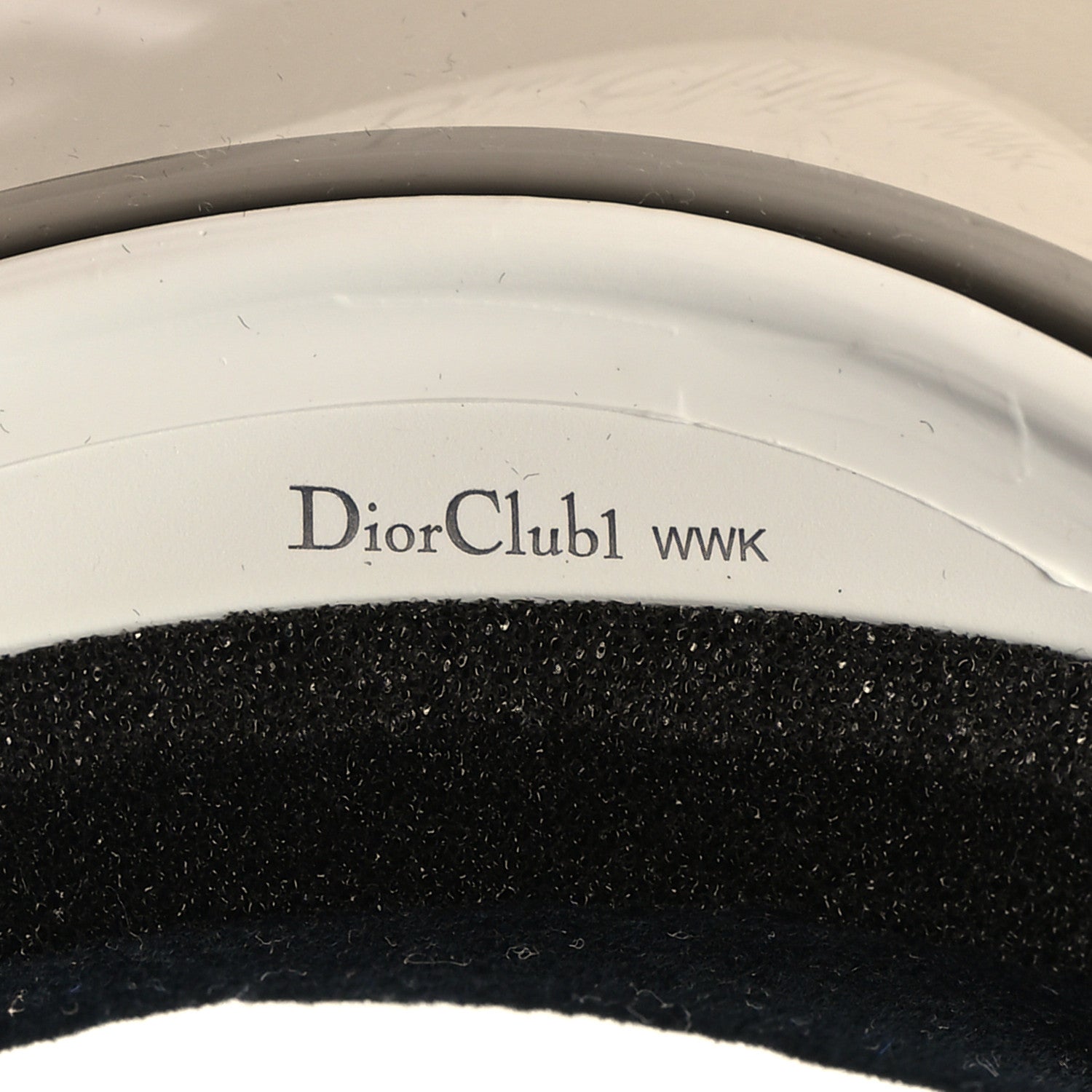 Christian Dior Mirrored DiorClub1 Sun Visor Navy 8 of 9
