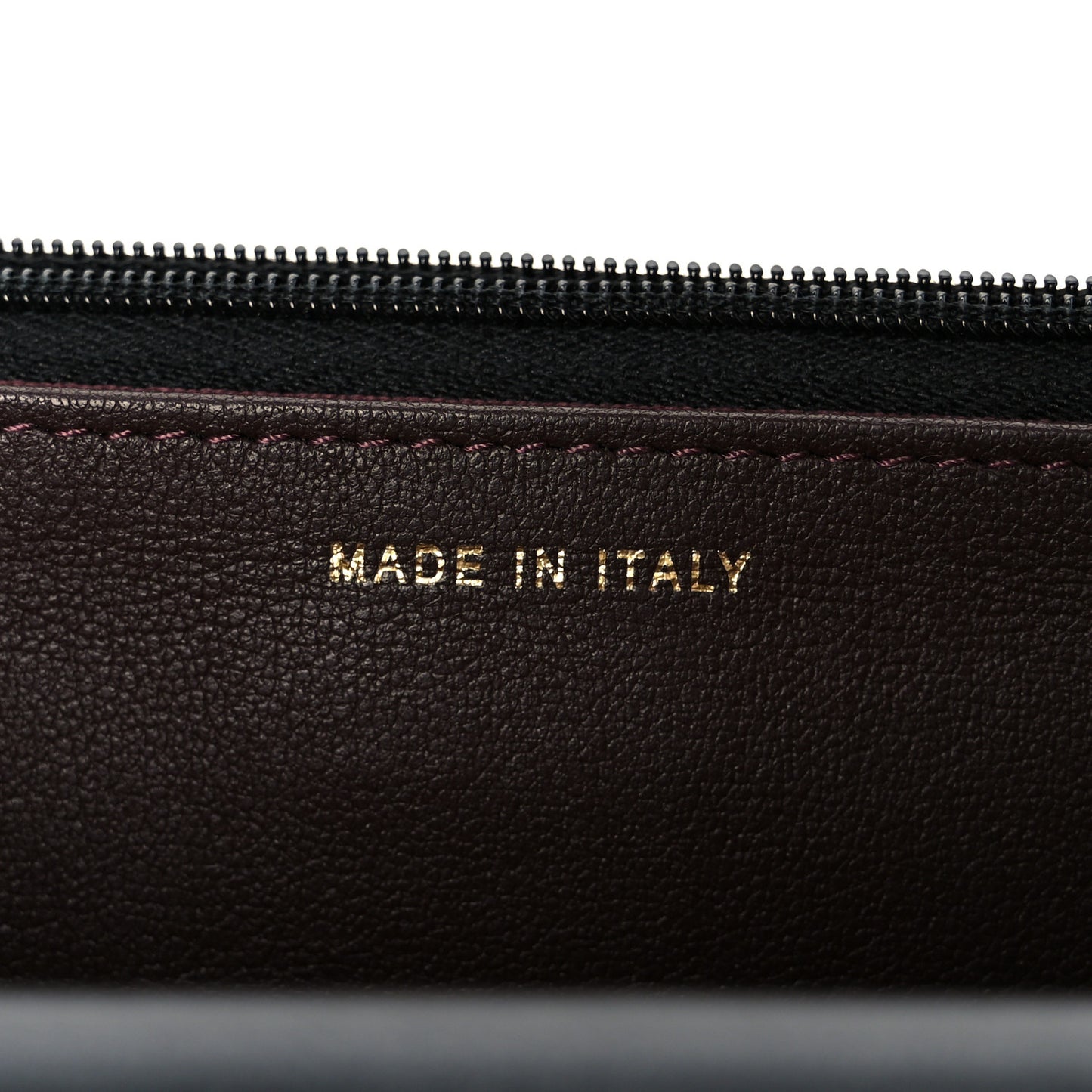 Lambskin Quilted Wallet On Chain WOC Black