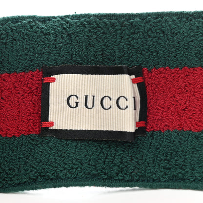 Gucci Vinyl Web Visor M Green Red 8 of 11