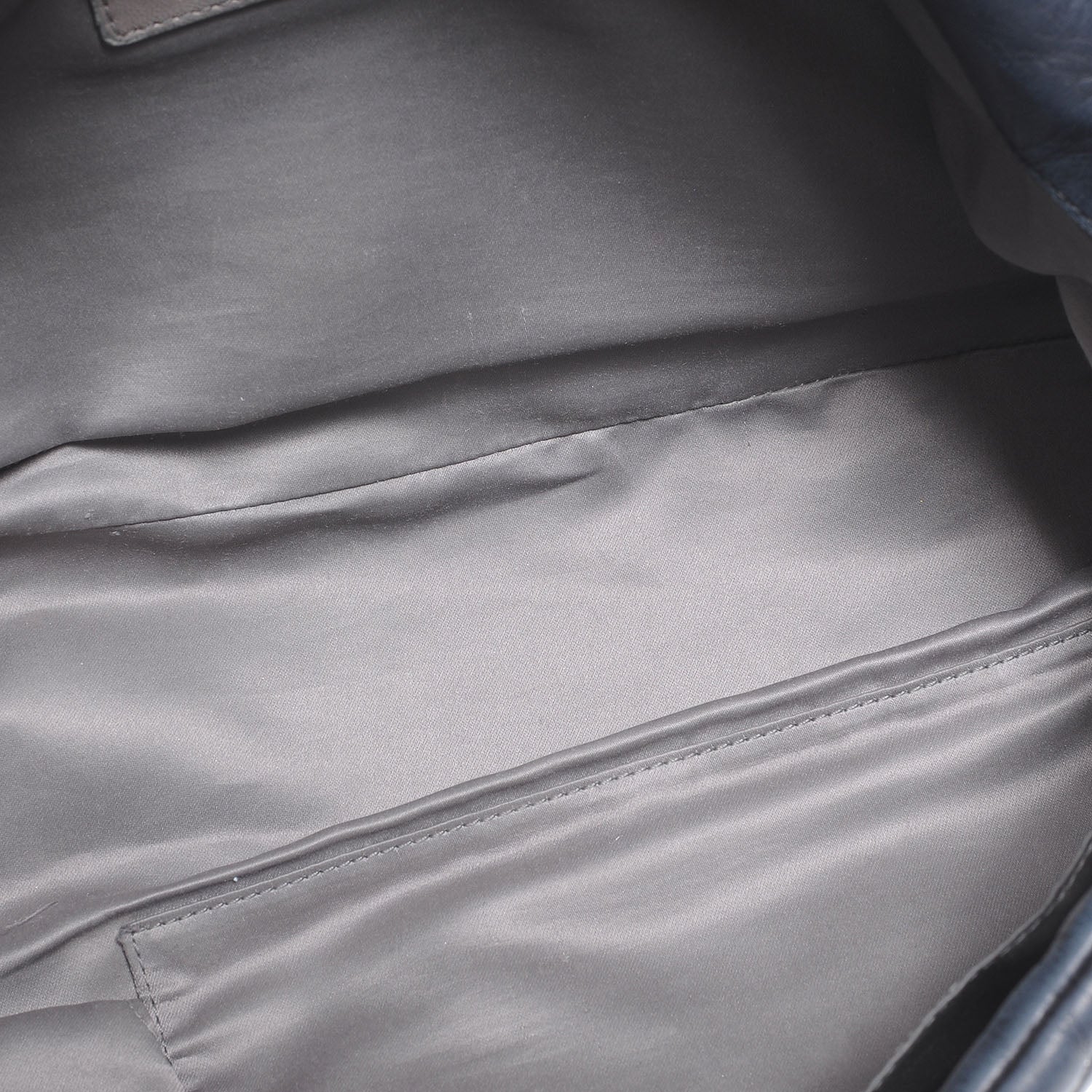 Chanel Lambskin Double Stitch Maxi Flap Navy 6 of 7