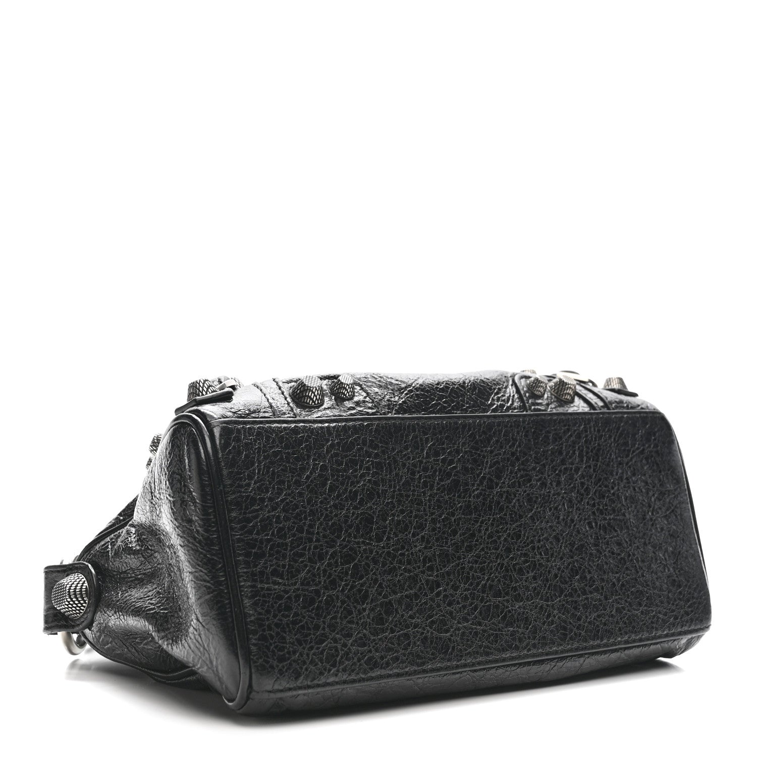 Balenciaga Agneau Arena Mini Le Cagole Duffle Crossbody Bag Black 5 of 14