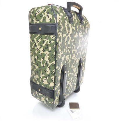 Louis Vuitton Monogramouflage Pegase 60 Rolling Luggage 3 of 9