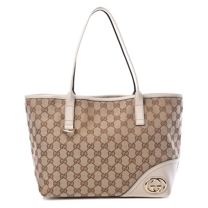 Gucci Monogram Medium New Britt Tote Off White 1 of 7