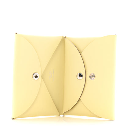 Hermes Swift Spring Panther Calvi Duo Card Case Jaune Milton 5 of 8