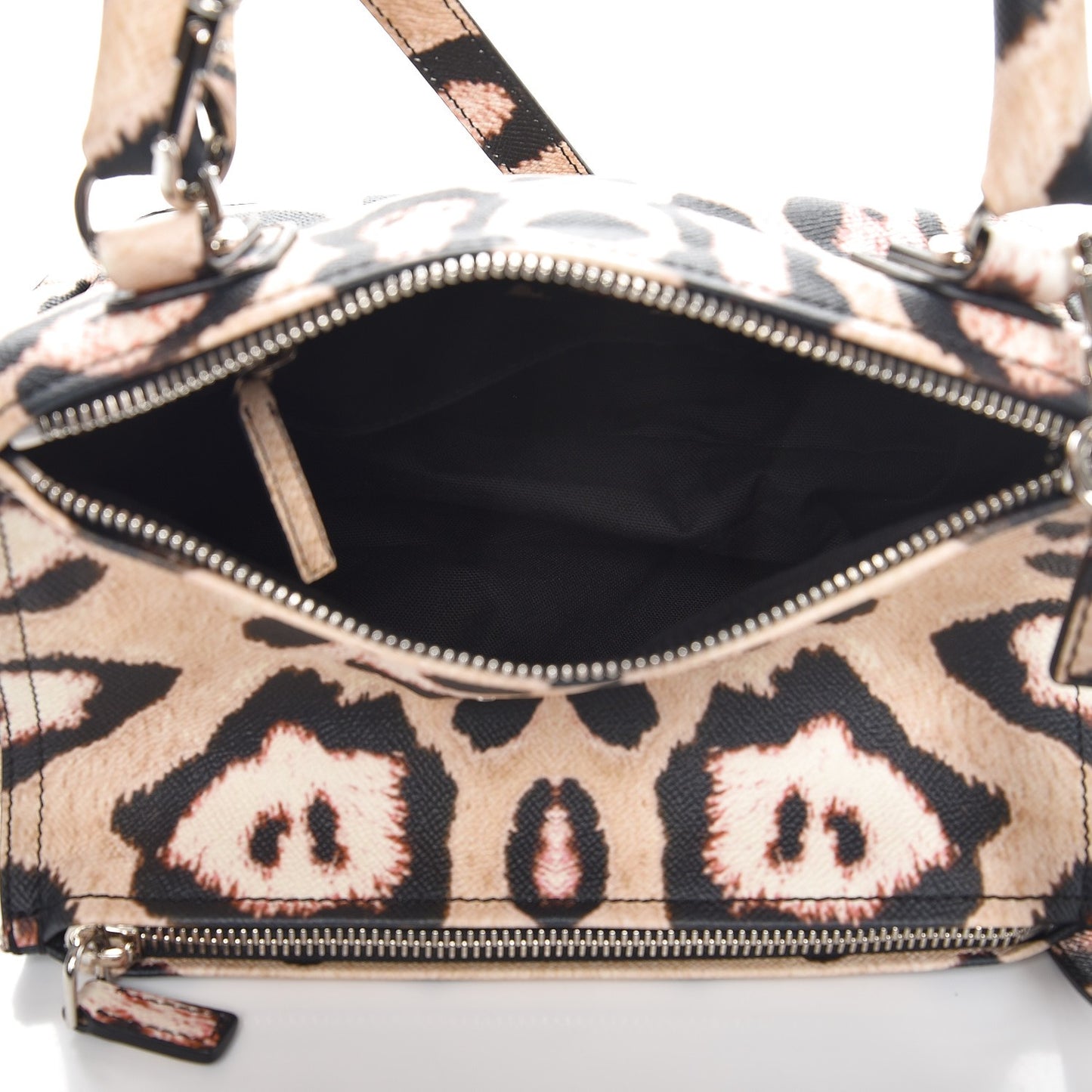 Calfskin Jaguar Print Small Pandora Multicolor