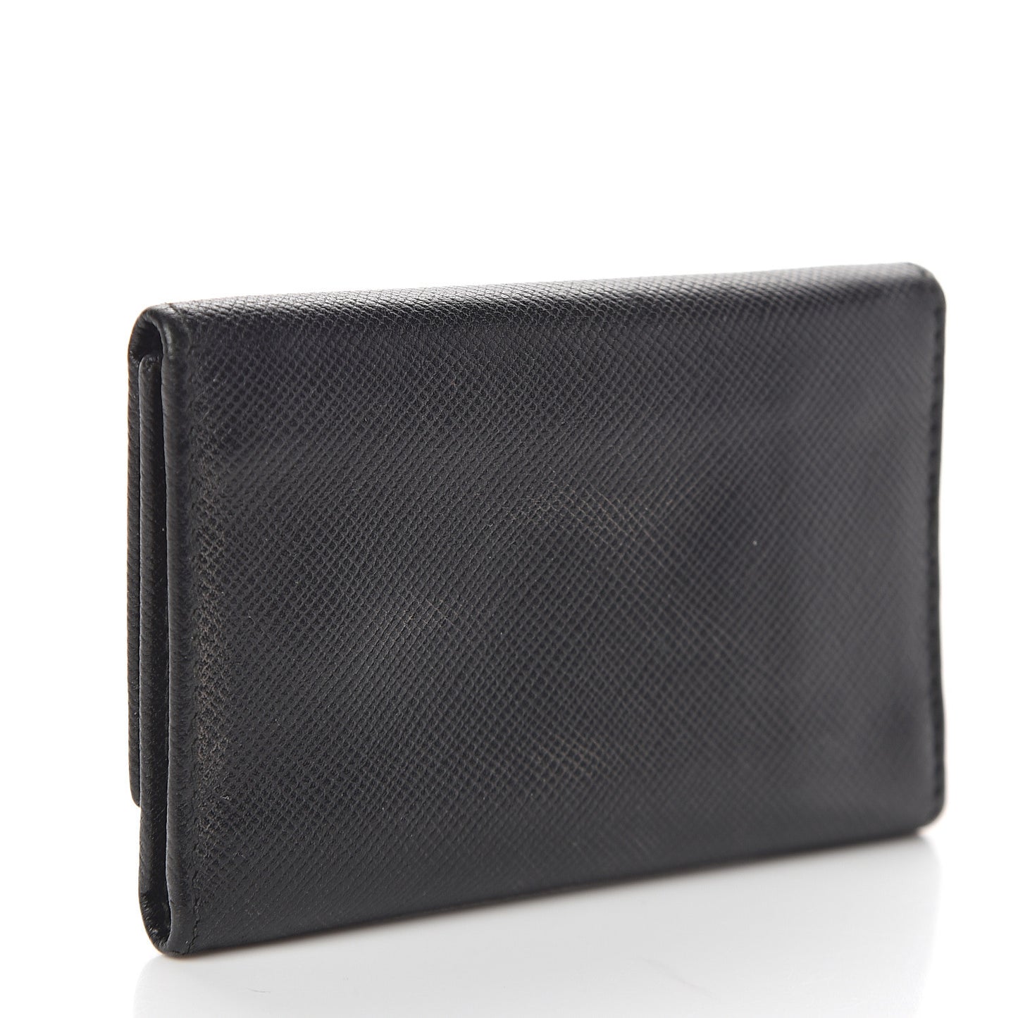 Saffiano 6 Key Holder Black
