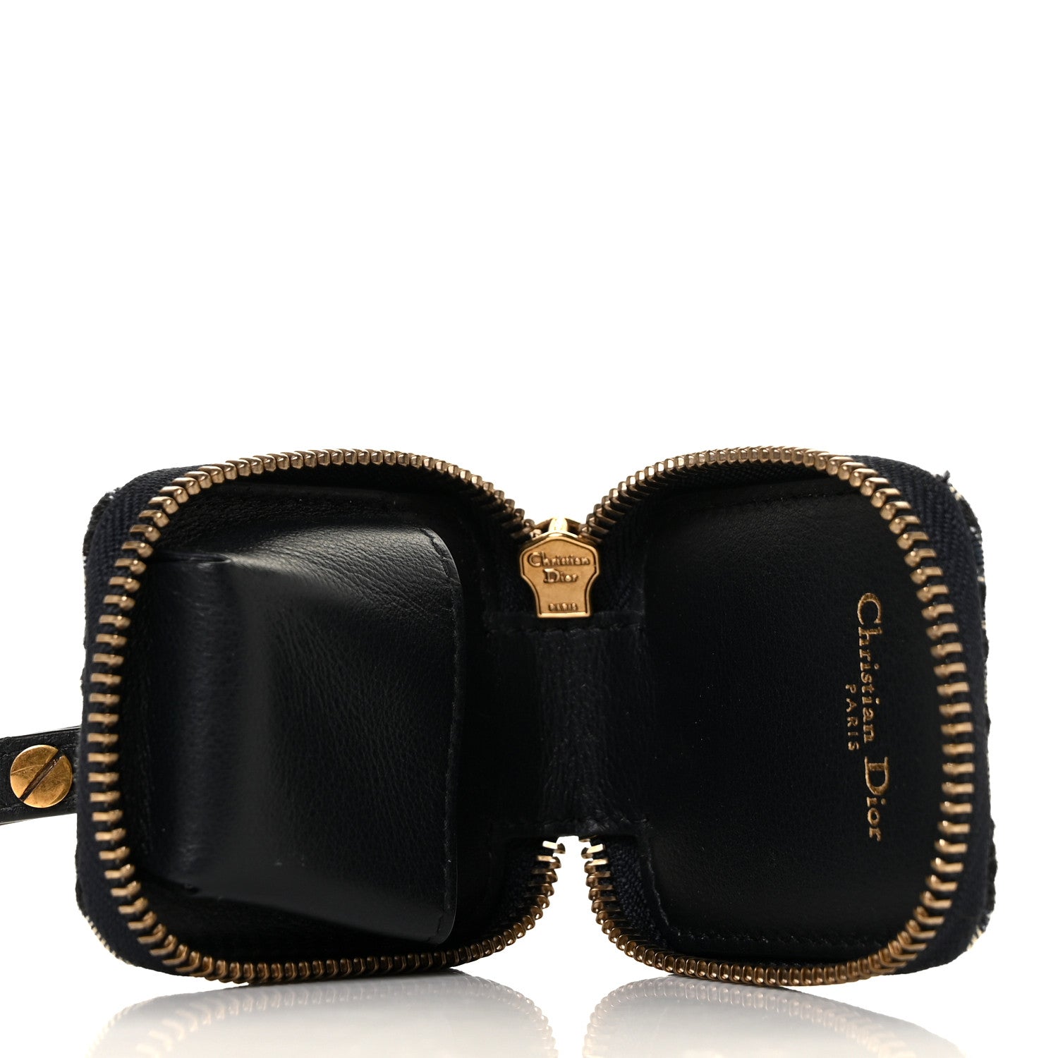 Christian Dior Oblique Airpods Case Blue 3 of 4