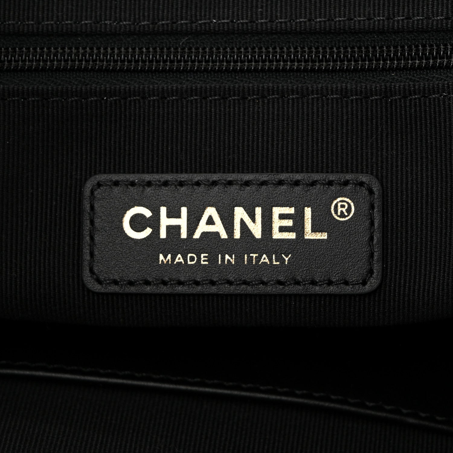 Chanel Suede Shiny Lambskin Quilted Small Shopping Bag  Beige Black 6 of 10