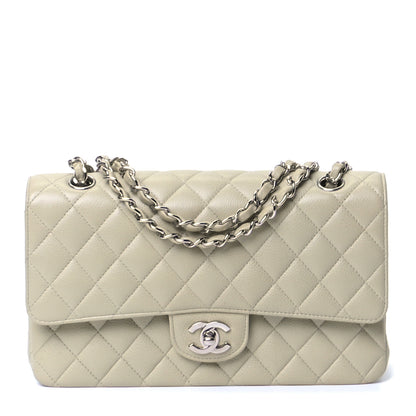Chanel Caviar Quilted Medium Double Flap Light Green 1 of 6