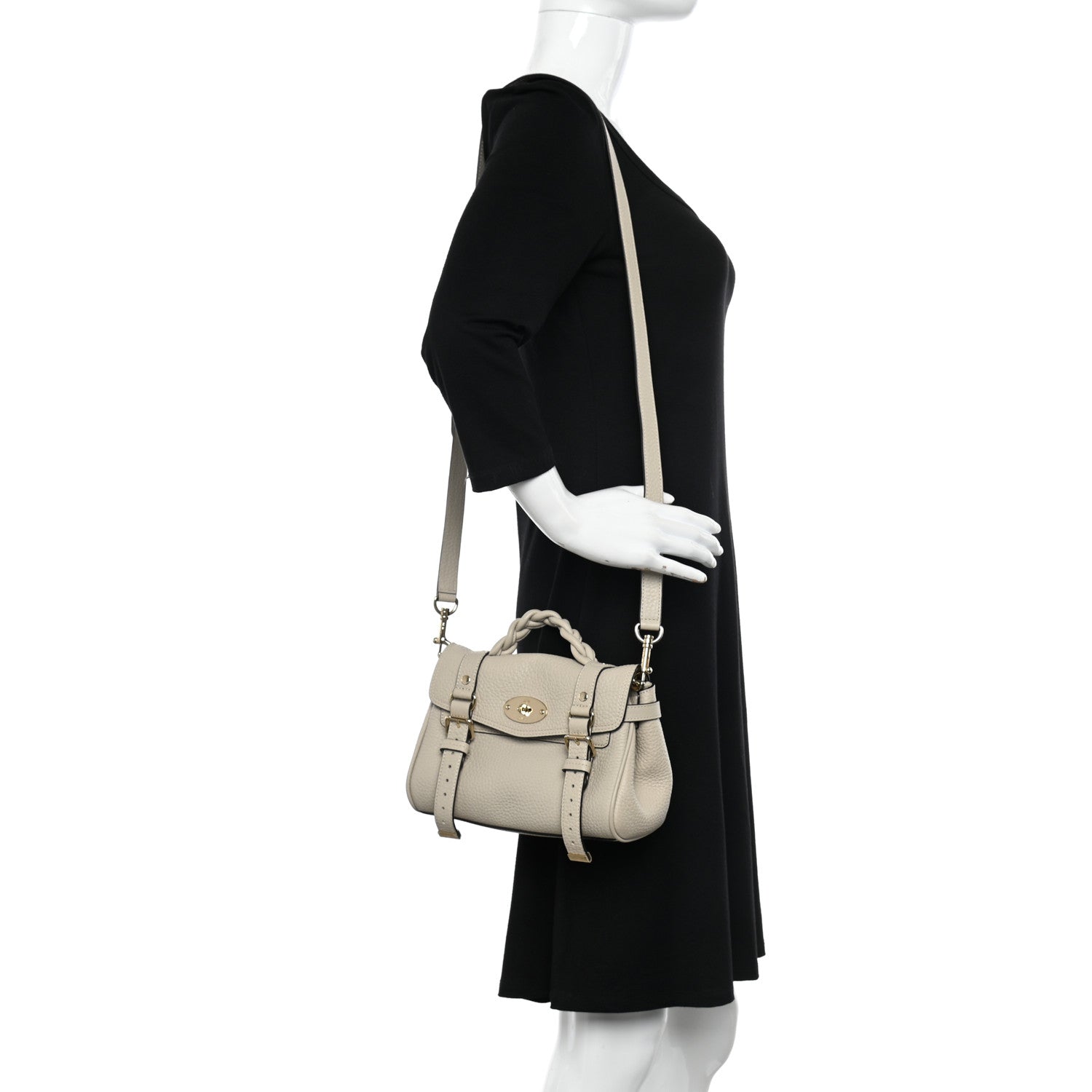 Mulberry Heavy Grain Mini Alexa Chalk 2 of 9