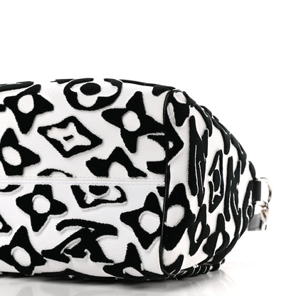 Louis Vuitton X UF Tufted Monogram Speedy Bandouliere 25 White Black 7 of 7