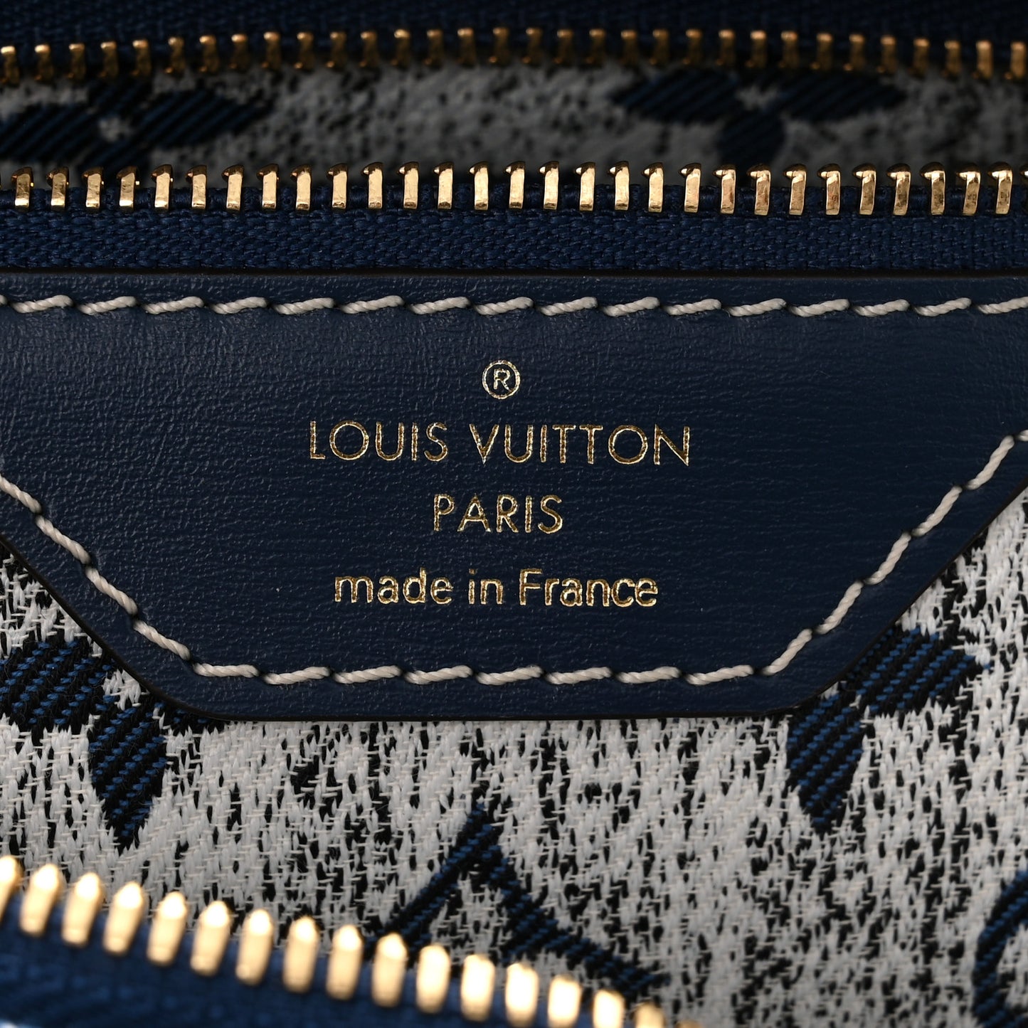 Monogram Jacquard Denim Speedy Bandouliere 25 Bleu