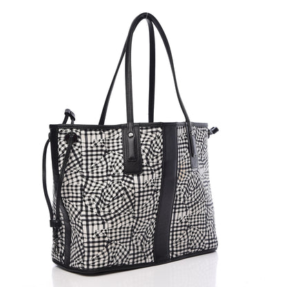 MCM Visetos Medium Liz Reversible Shopper Tote Black 6 of 20