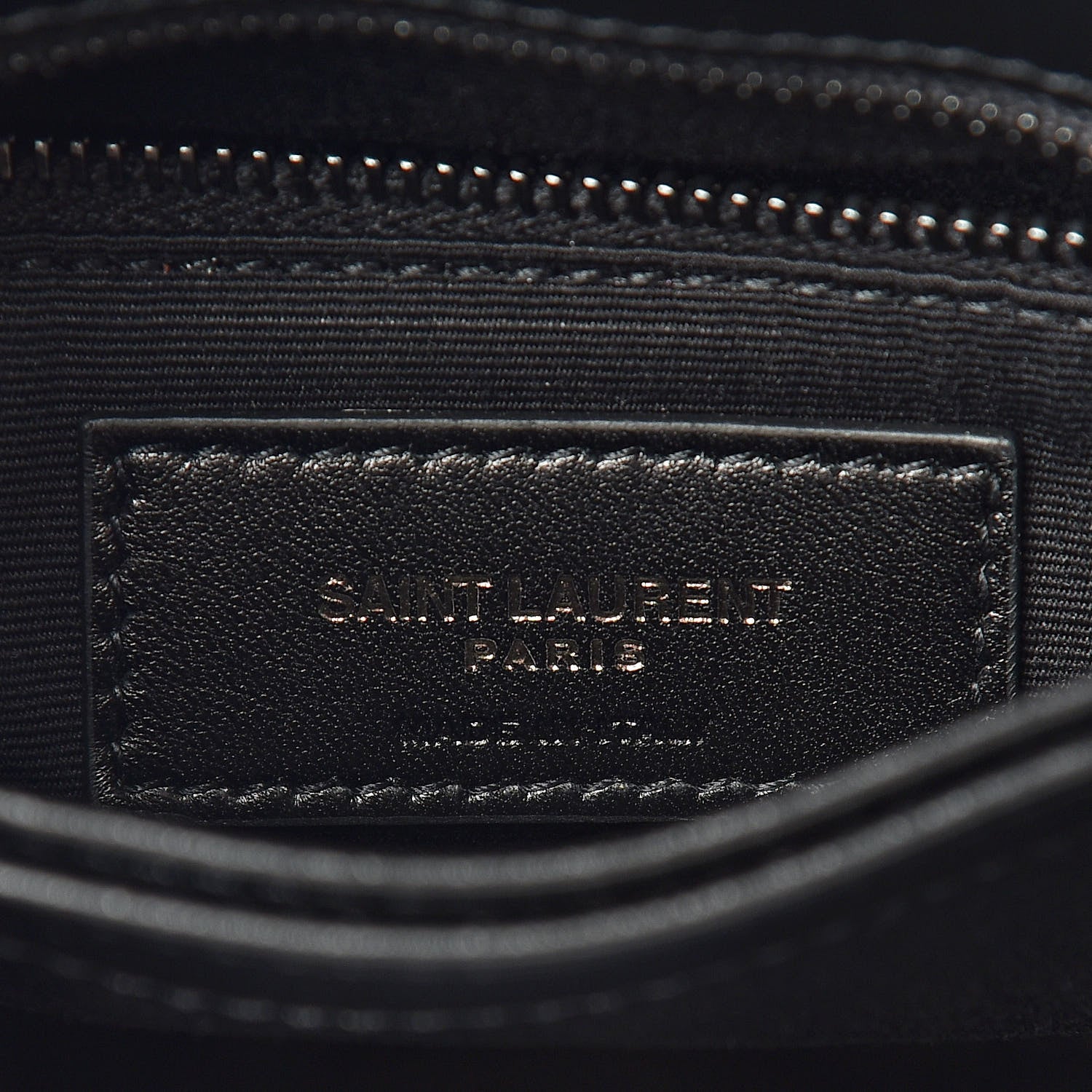 Saint Laurent Calfskin Y Quilted Monogram Toy Loulou Crossbody Bag Black 7 of 11