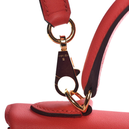 Hermes Swift Kelly Retourne 25 Rouge Tomate 33 of 41