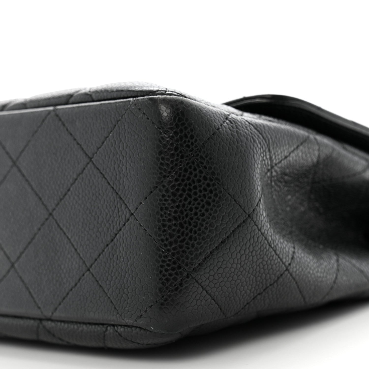 Chanel Caviar Quilted Jumbo Double Flap Black 10 of 15
