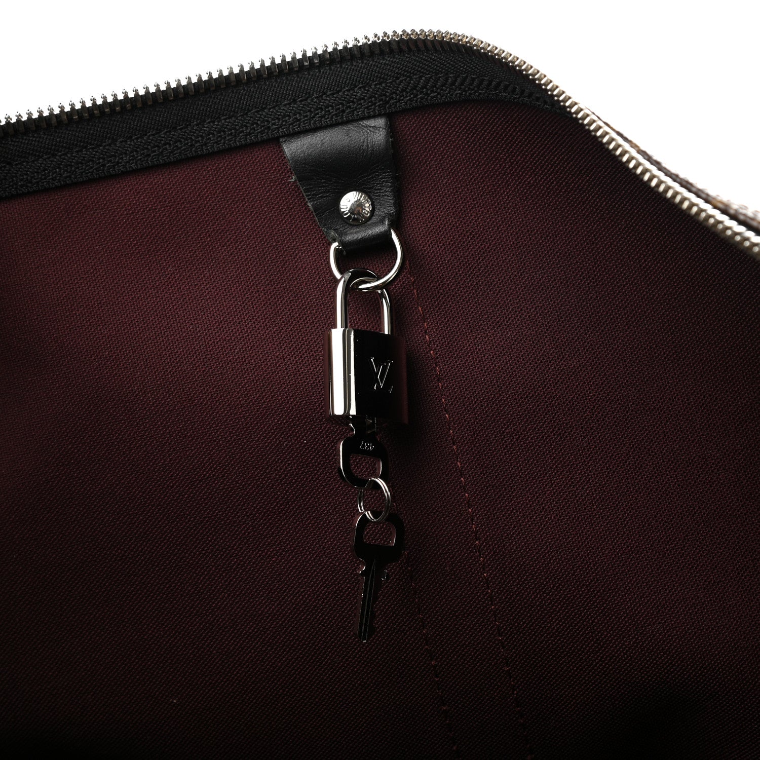 Louis Vuitton Monogram Macassar Keepall Bandouliere 55 11 of 11