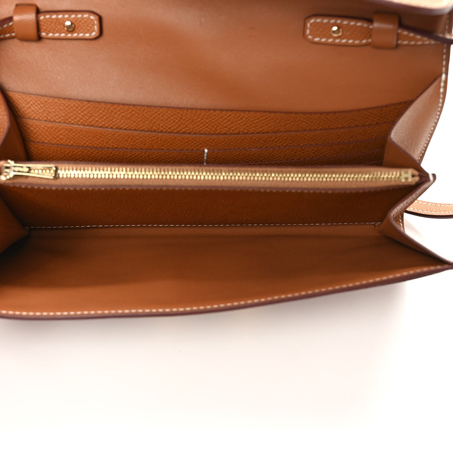 Hermes Epsom Constance Long Wallet To Go Gold 5 of 9