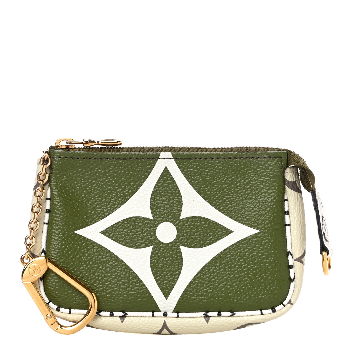 Louis Vuitton Monogram Giant Micro Pochette Accessories Kaki White 1 of 9
