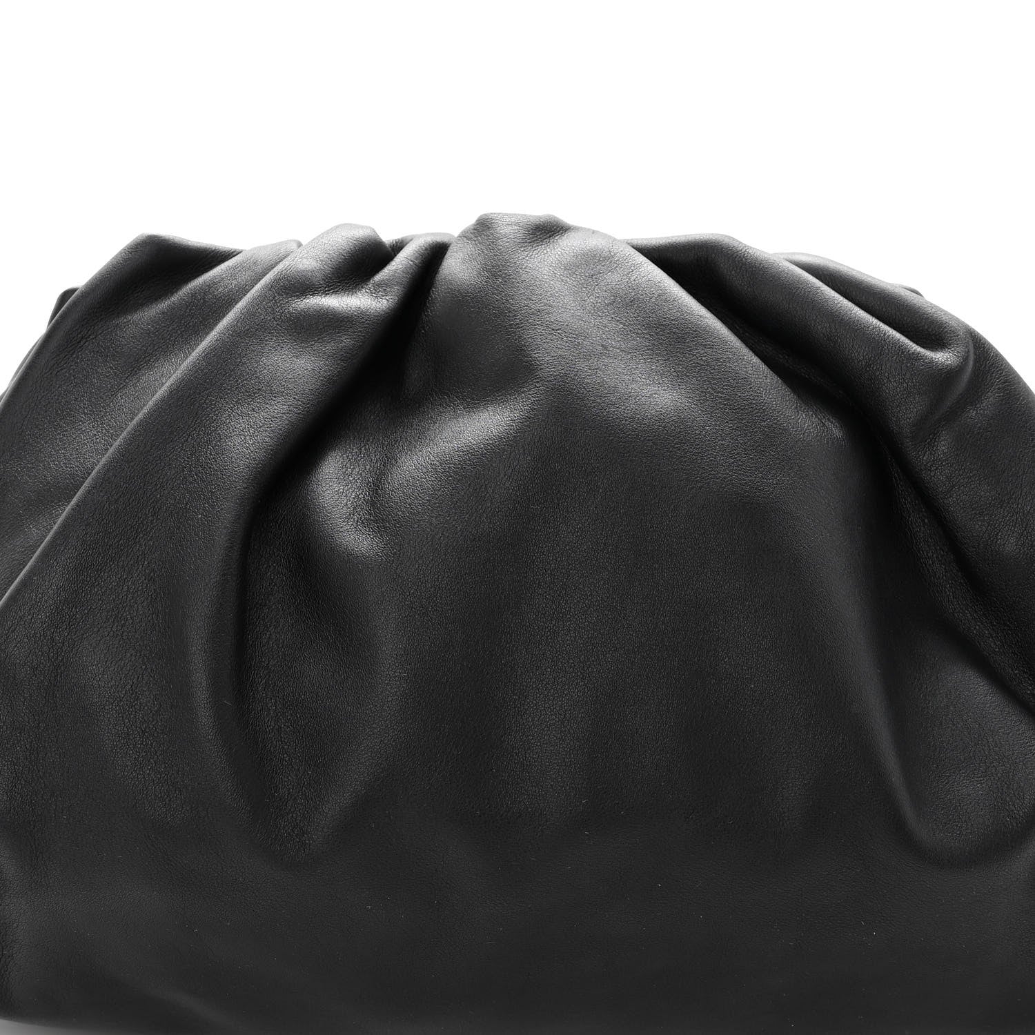 Bottega Veneta Smooth Butter Calf The Pouch Oversized Clutch Black 7 of 9