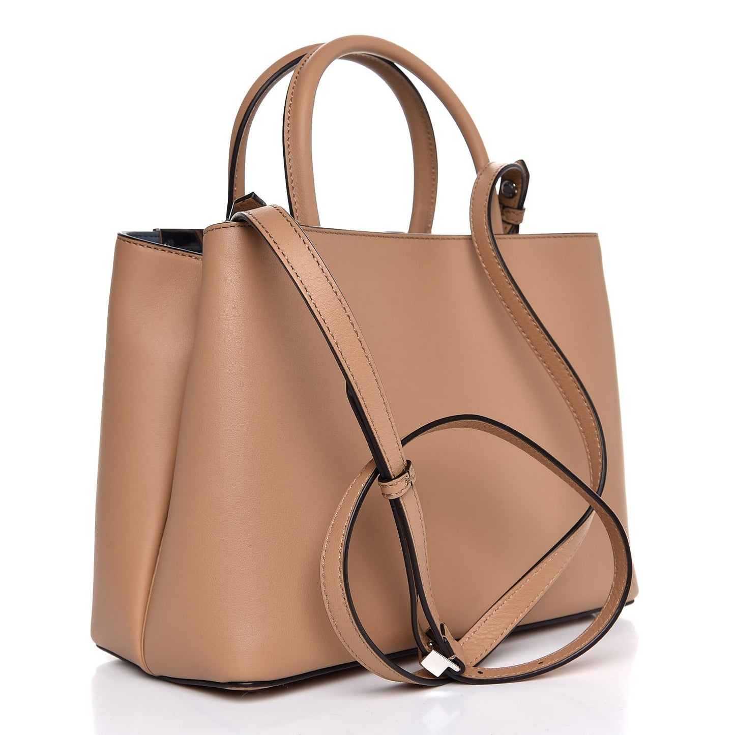 Vitello Dolce Century Petite 2Jours Tote Cuoio Tempesta