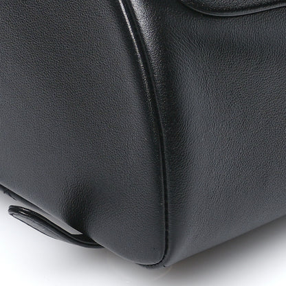 Chanel Calfskin Quilted Large Duma Pockets Drawstring Backpack Black 10 of 11