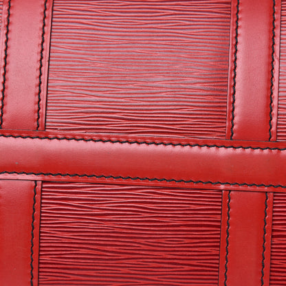Louis Vuitton Epi Keepall 45 Castillan Red 10 of 14