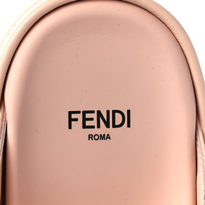 Fendi Vitello Womens Fendigraphy Slide Sandals 36 Light Rose 8 of 9