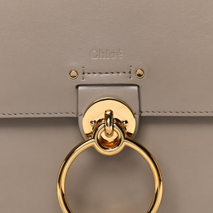 Chloe Calfskin Suede Large Tess Bag Motty Grey 16 of 18