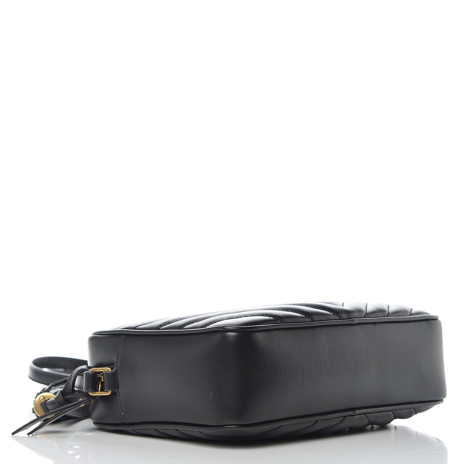 Saint Laurent Calfskin Matelasse Monogram Lou Camera Bag Black 4 of 9
