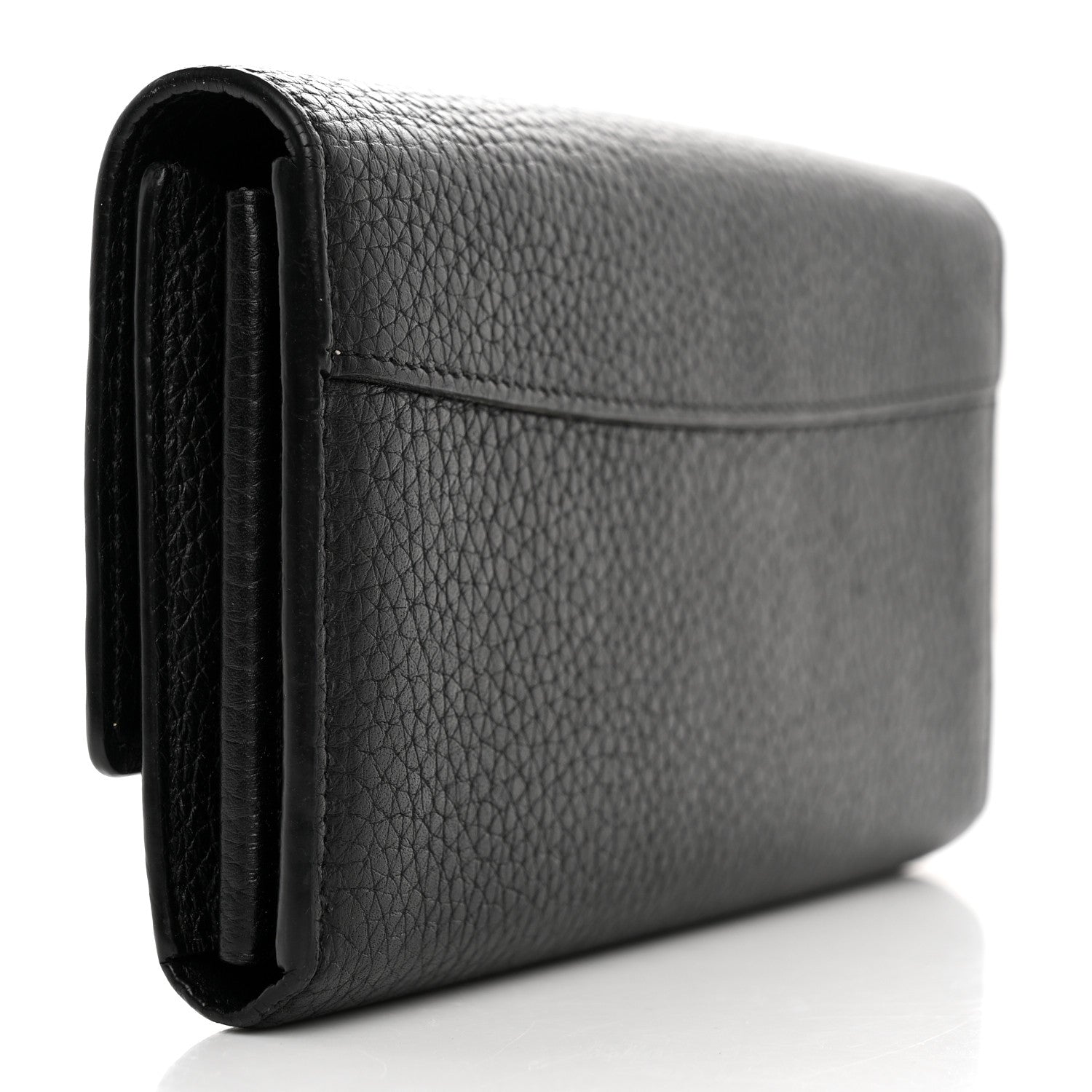Louis Vuitton Taurillon Studded Sol Capucines Wallet Black 3 of 7