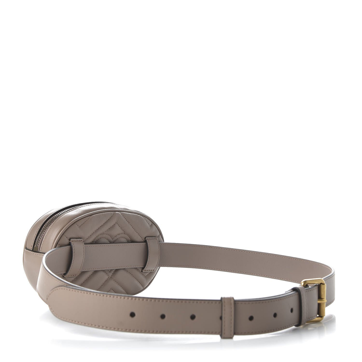 Gucci Calfskin Matelasse GG Marmont Belt Bag 105 42 Porcelain Rose 3 of 12