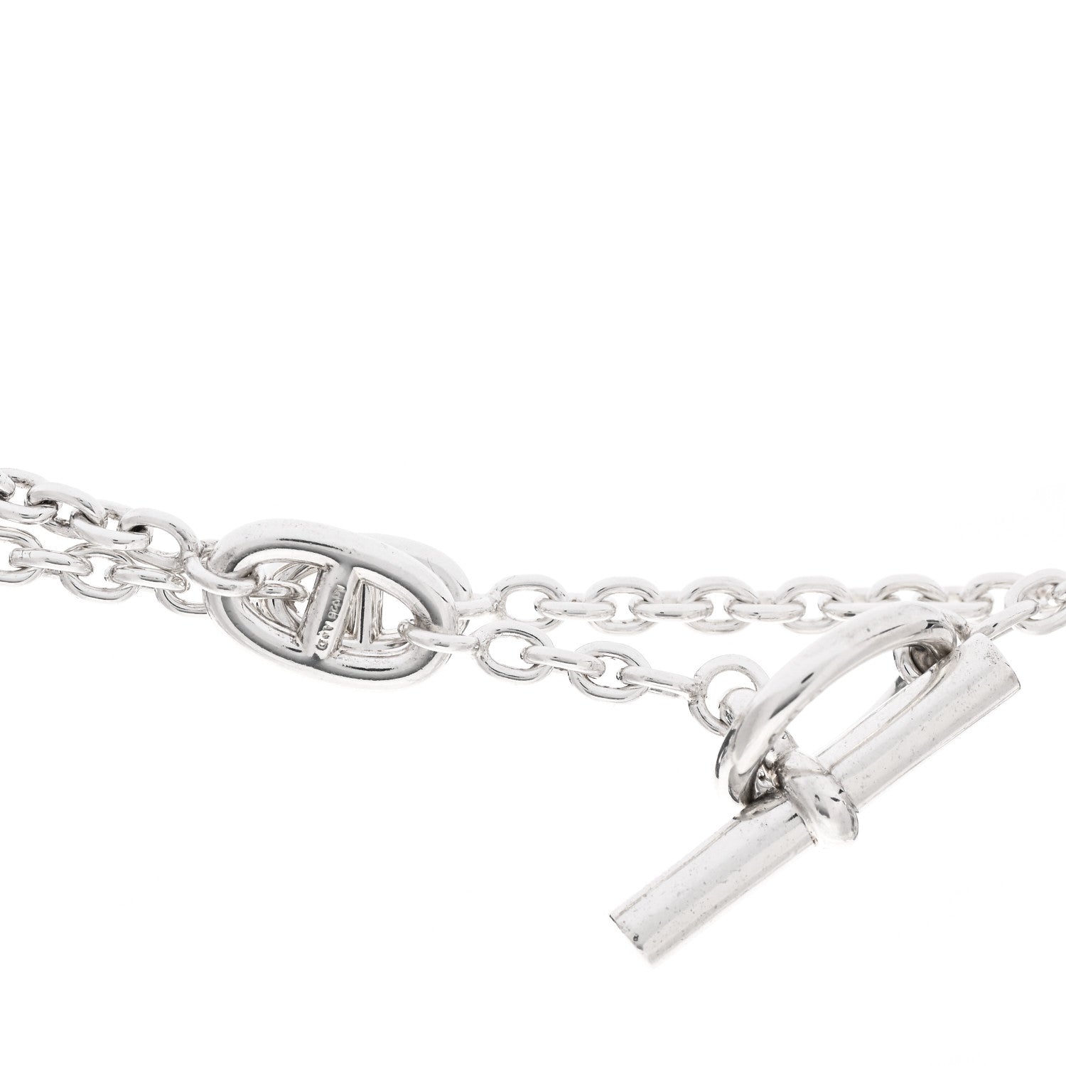Hermes Sterling Silver Farandole Necklace 120 5 of 5