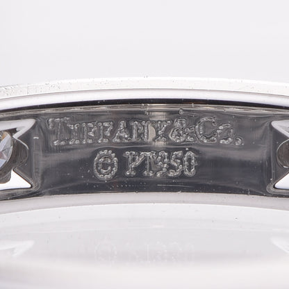 Tiffany Platinum Diamond 3mm Wedding Band Ring 49 5 4 of 5