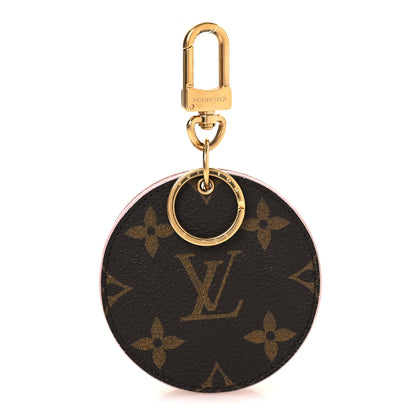 Louis Vuitton Monogram LV Mirror Bag Charm Key Holder Rose Ballerine 1 of 6