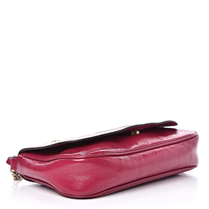 Gucci Patent Medium Soho Flap Crossbody Bright Bougainvillea 4 of 16