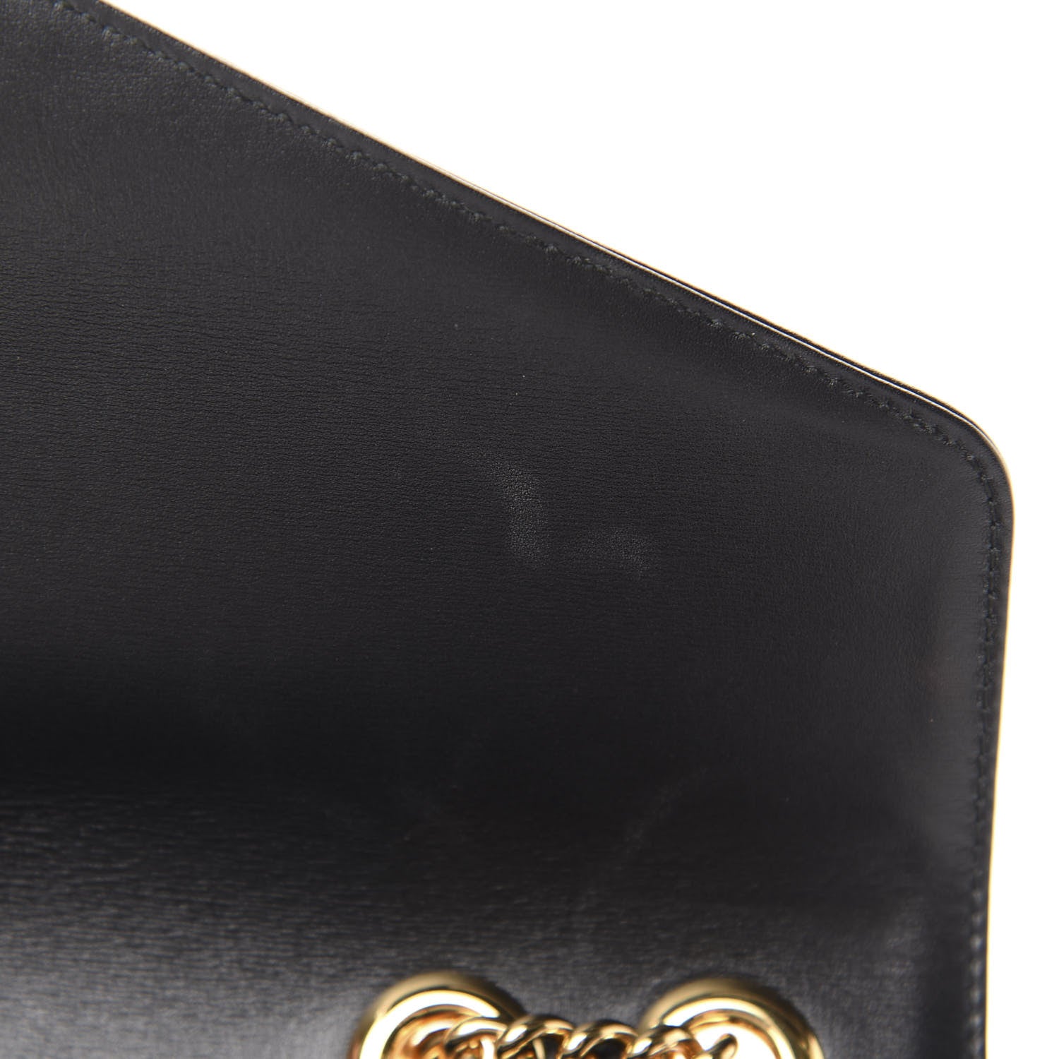 Gucci Vitello Palmellato Lux Crystal Medium Rajah Shoulder Bag Black 10 of 12