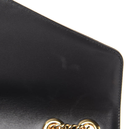 Gucci Vitello Palmellato Lux Crystal Medium Rajah Shoulder Bag Black 10 of 12