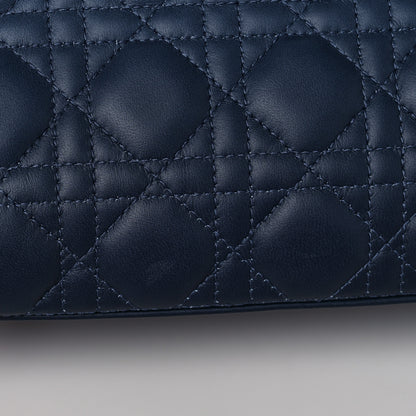 Christian Dior Lambskin Cannage Gradient Medium Lady Dior Blue 13 of 13
