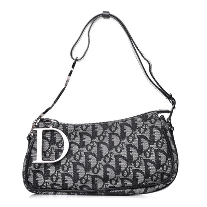 Christian Dior Monogram Shoulder Bag Blue 1 of 10