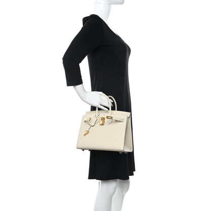 Hermes Epsom Birkin Sellier 25 Craie 2 of 11