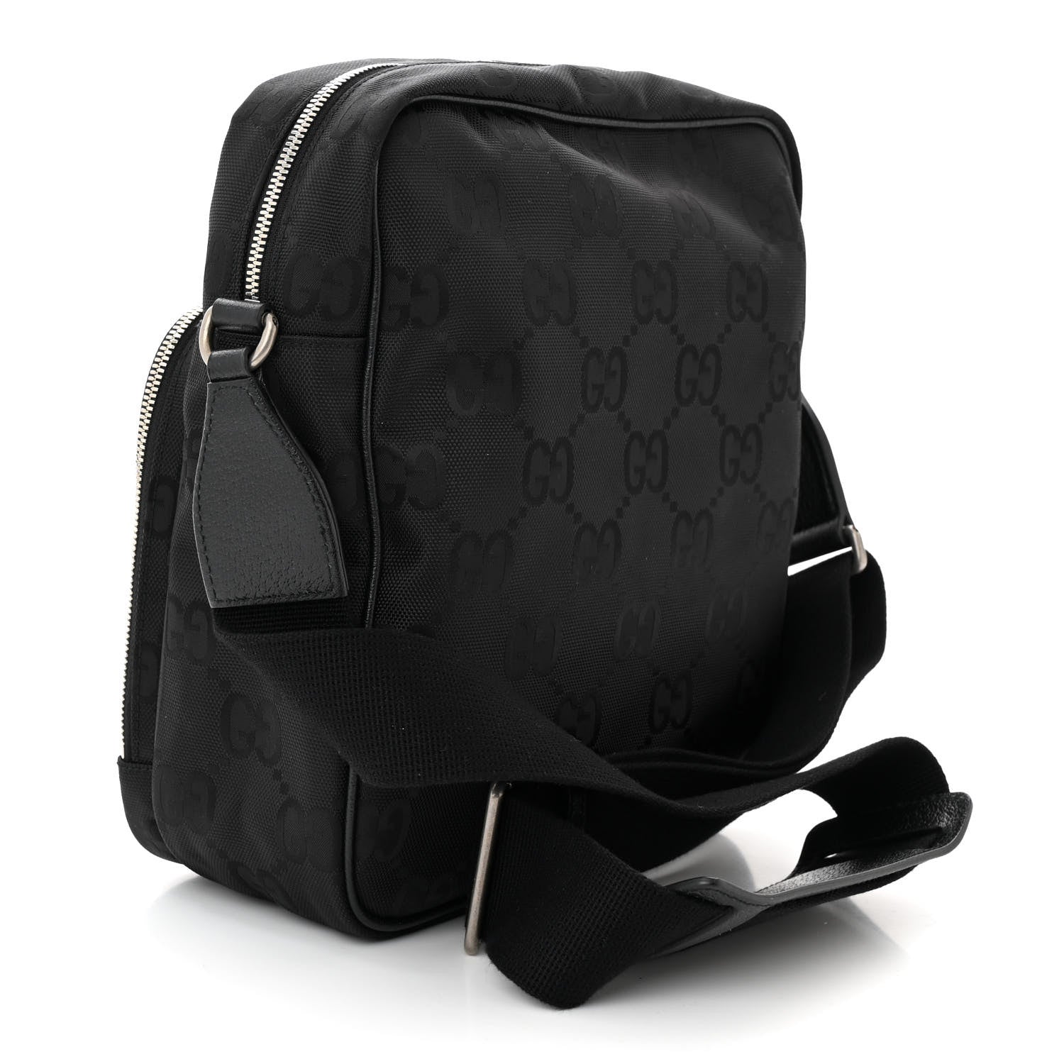 Gucci Econyl Nylon Monogram Off The Grid Messenger Black 3 of 10