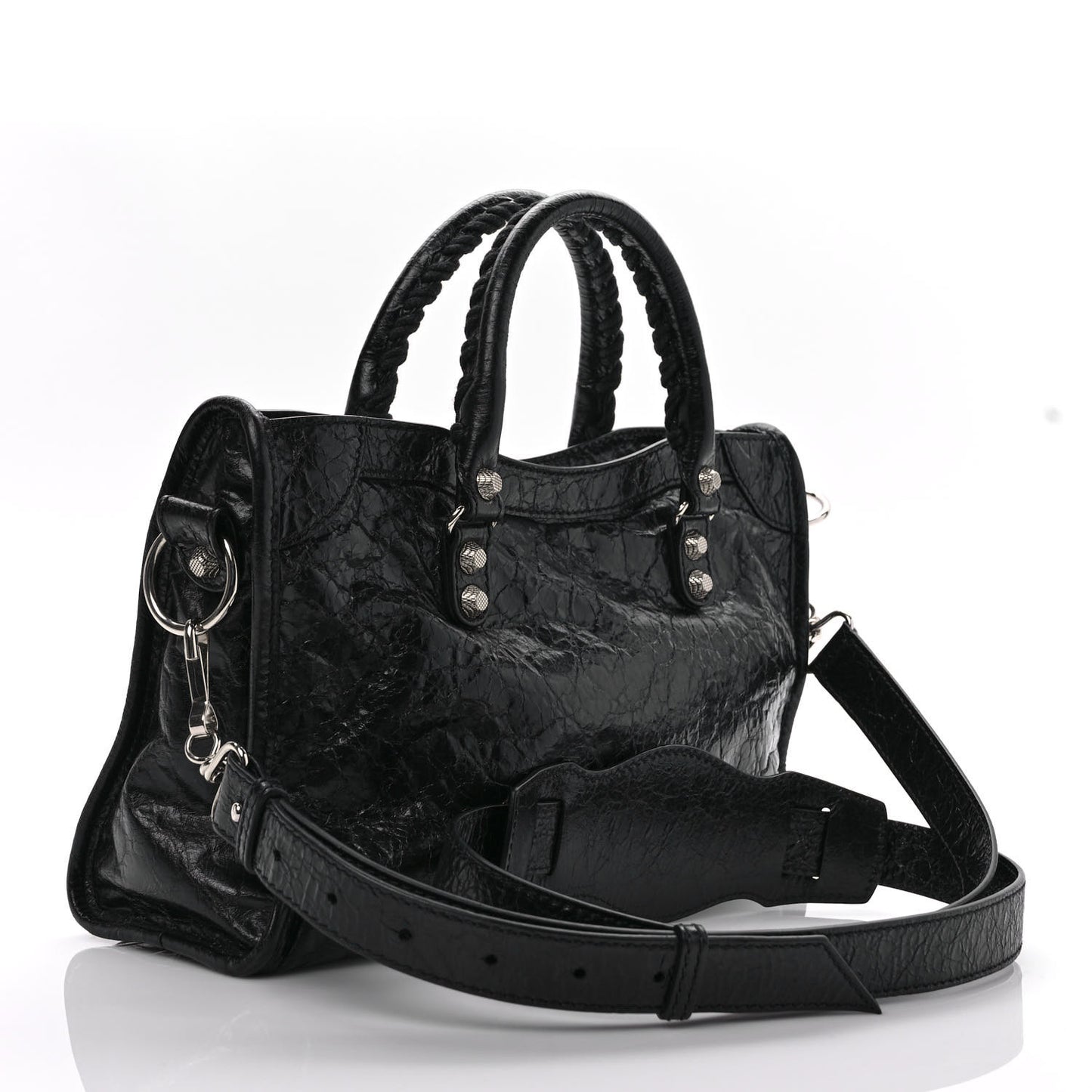 Agneau Giant 12 SIlver Hardware S City Black