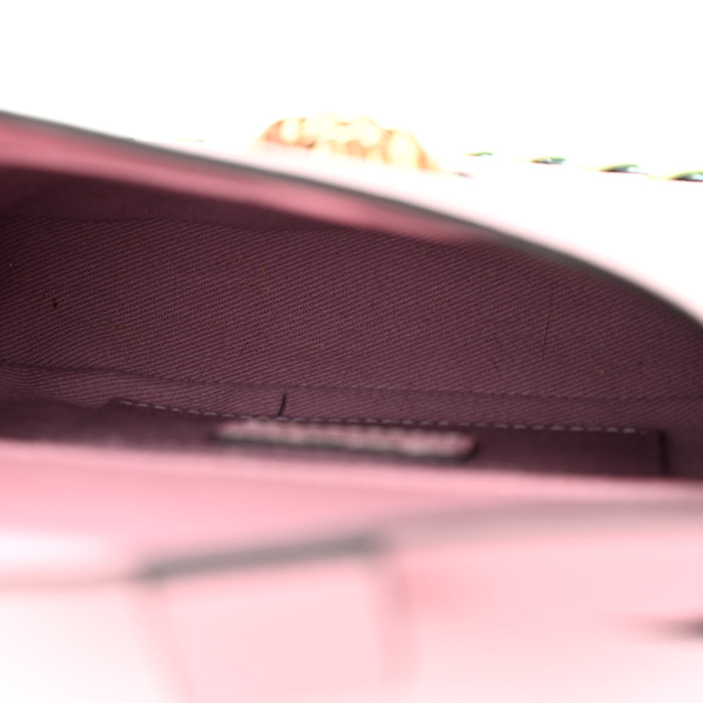 Calfskin Whipstitch Medusa Mini Hobo English Rose