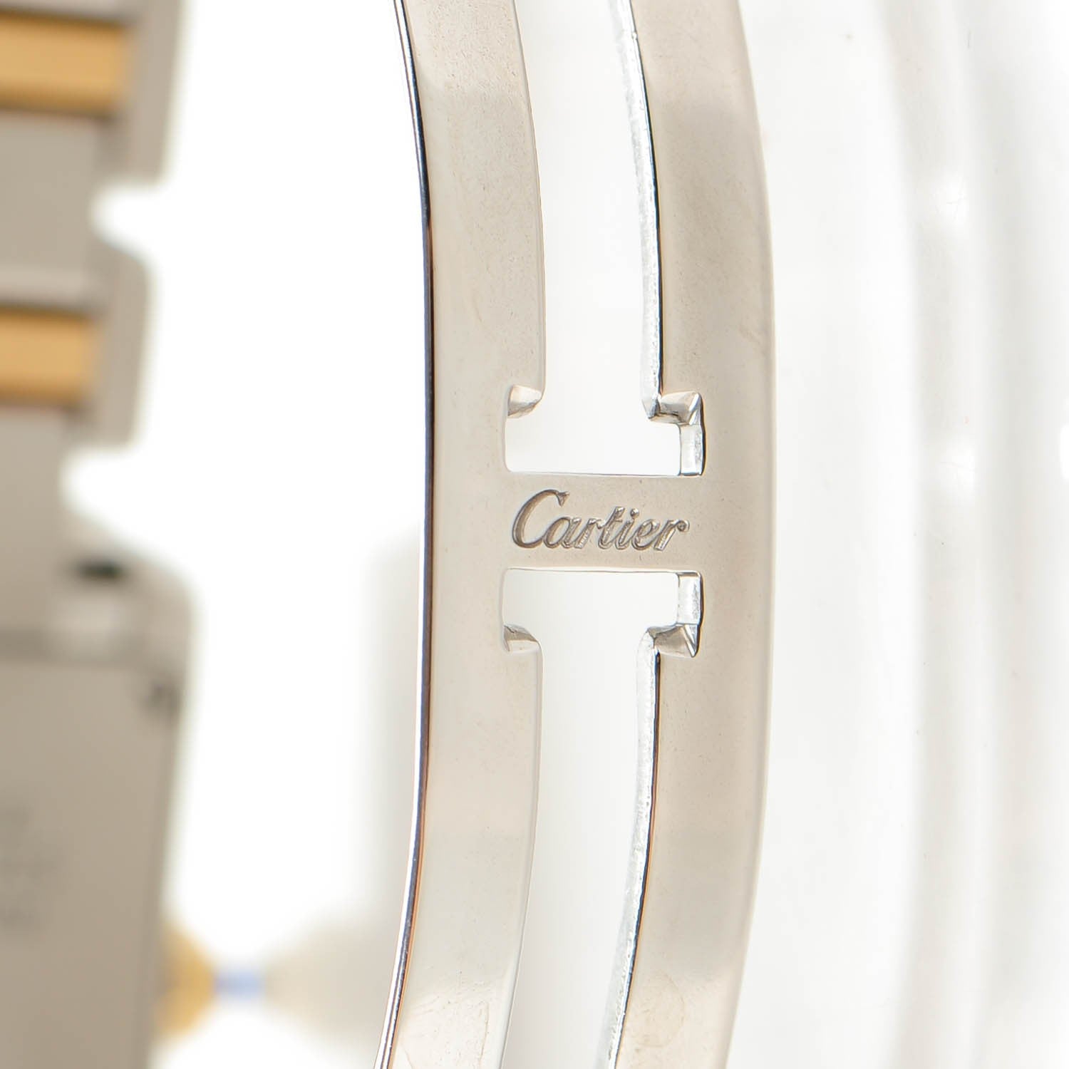 Cartier Stainless Steel 18K Yellow Gold 20mm Tank Francaise Quartz Watch 5 of 8