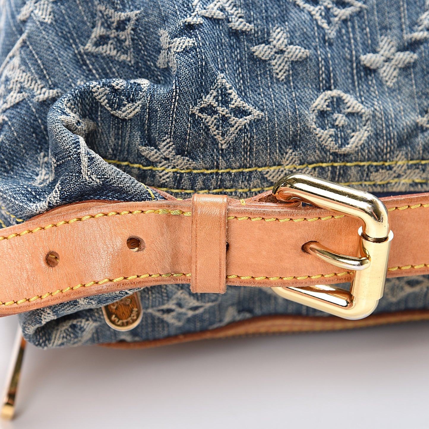 Monogram Denim Baggy PM Blue