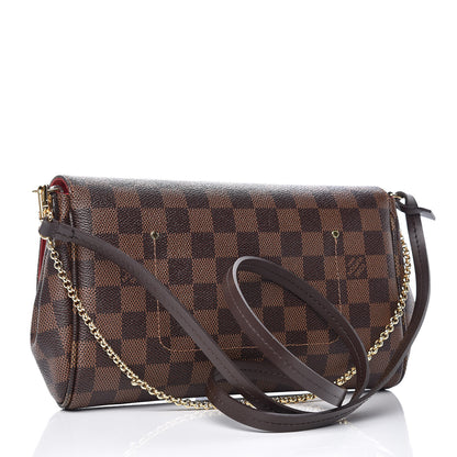 Louis Vuitton Damier Ebene Favorite MM 3 of 10