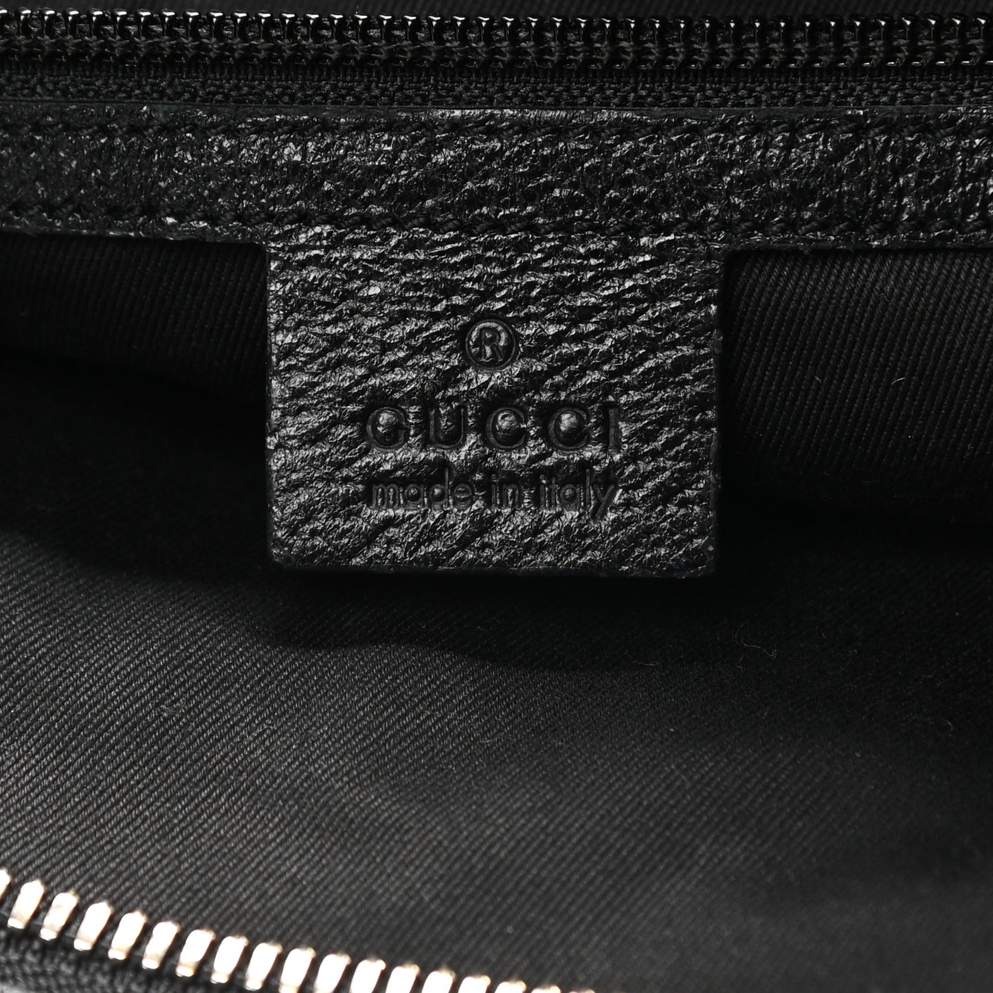 Monogram Flat Messenger Bag Black