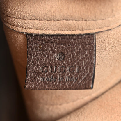 Gucci GG Supreme Monogram Web Ophidia Tote Brown 6 of 11